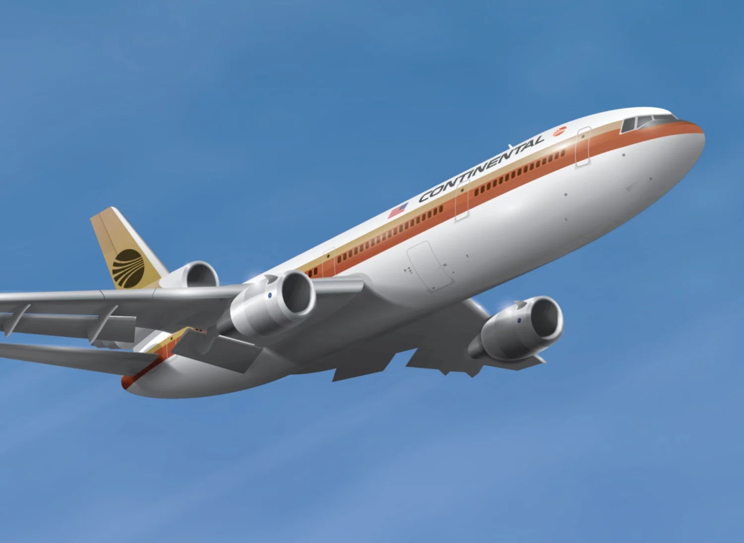 DC-10 Tribute — Jet Age Art